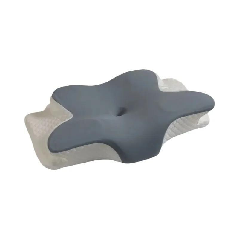 Travesseiro De Espuma Viscoelástica Borboleta Com Suporte Cervical, Algodão De Recuperação Lenta